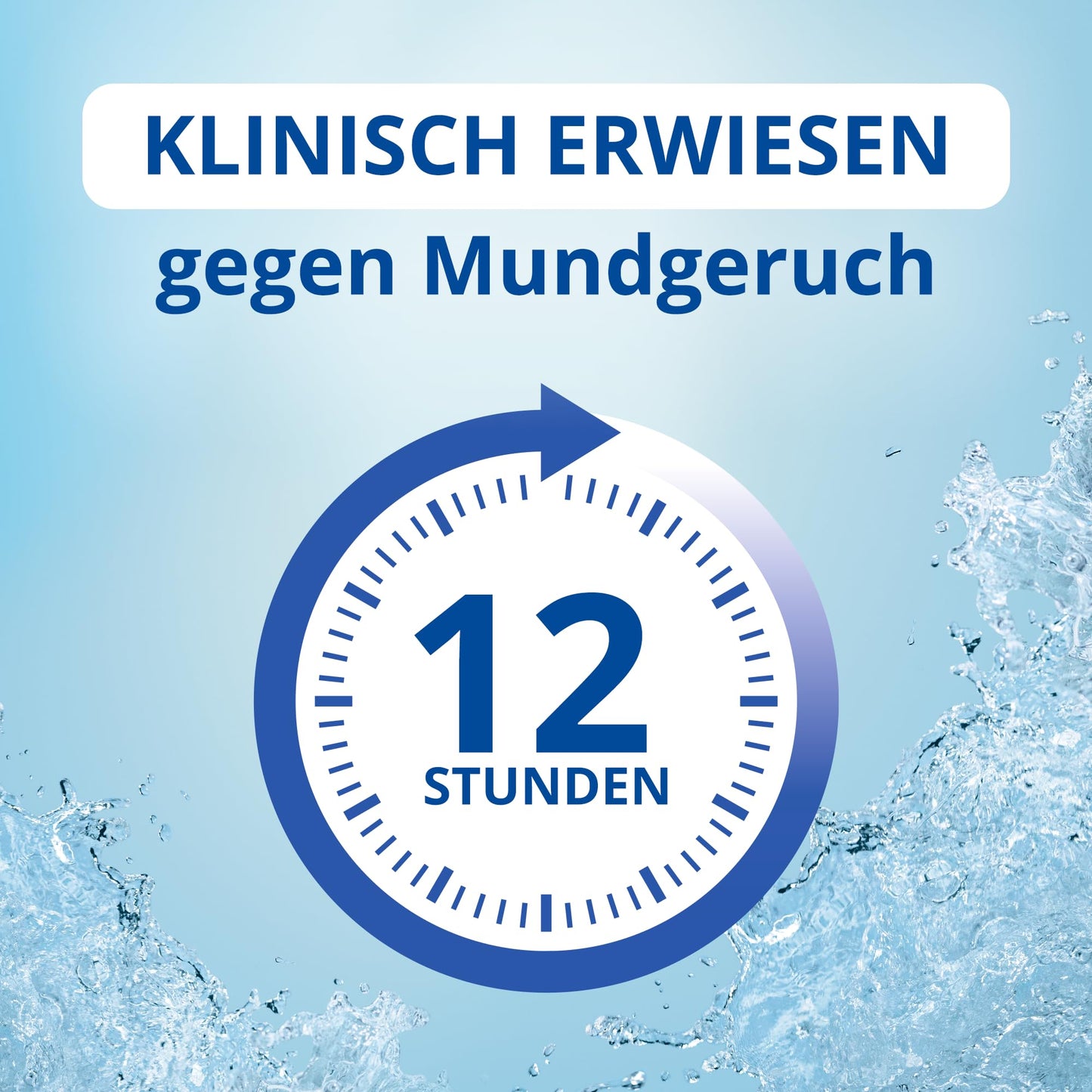 CB12 White – Angenehmer Atem für 12 Stunden und weißere Zähne – 500 ml, Minze, für Mundgeruch Behandlung
