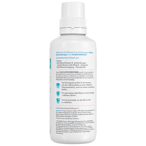 meridol Mundspülung, 400 ml - antibakterieller Effekt für gesunde Zähne & Zahnfleisch, ohne Alkohol