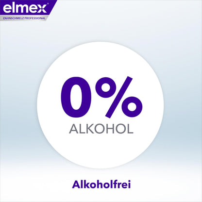 elmex® Zahnspülung Professional Opti-schmelz Versiegelung & Stärkung 400 ml – medizinische Zahnreinigung ohne Alkohol – versiegelt den Zahnschmelz zum Schutz vor Zahnschmelzabbau