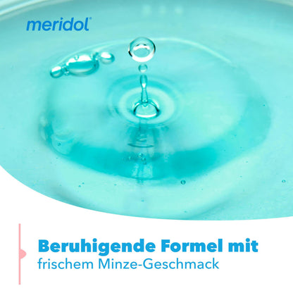 meridol Mundspülung, 400 ml - antibakterieller Effekt für gesunde Zähne & Zahnfleisch, ohne Alkohol