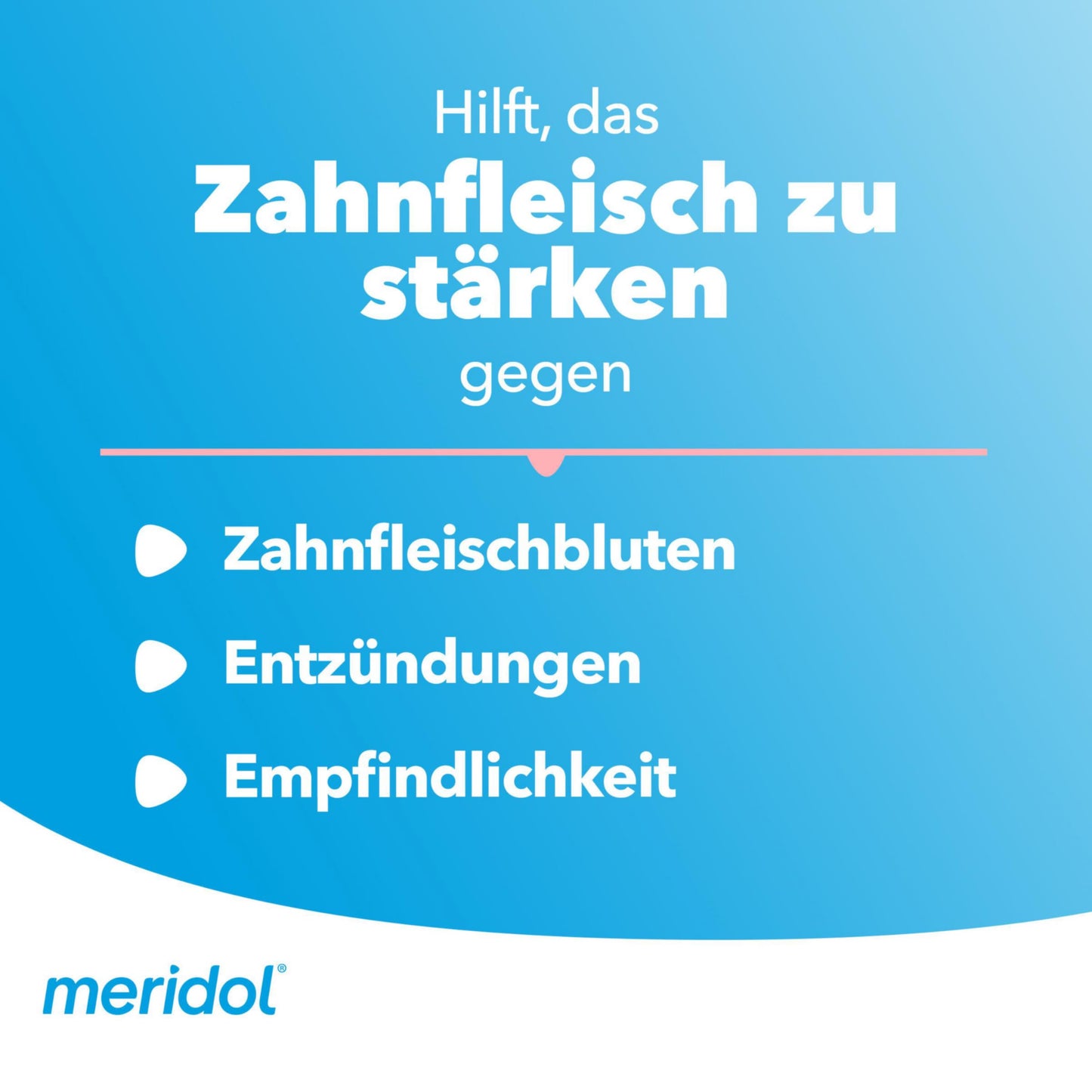meridol Mundspülung, 400 ml - antibakterieller Effekt für gesunde Zähne & Zahnfleisch, ohne Alkohol