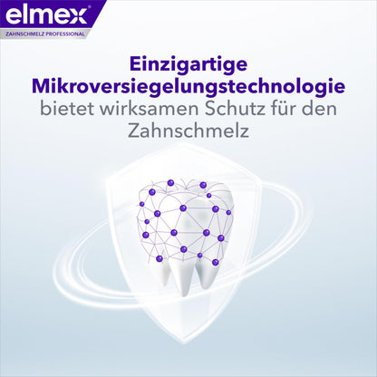 elmex® Zahnspülung Professional Opti-schmelz Versiegelung & Stärkung 400 ml – medizinische Zahnreinigung ohne Alkohol – versiegelt den Zahnschmelz zum Schutz vor Zahnschmelzabbau