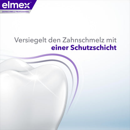 elmex® Zahnspülung Professional Opti-schmelz Versiegelung & Stärkung 400 ml – medizinische Zahnreinigung ohne Alkohol – versiegelt den Zahnschmelz zum Schutz vor Zahnschmelzabbau